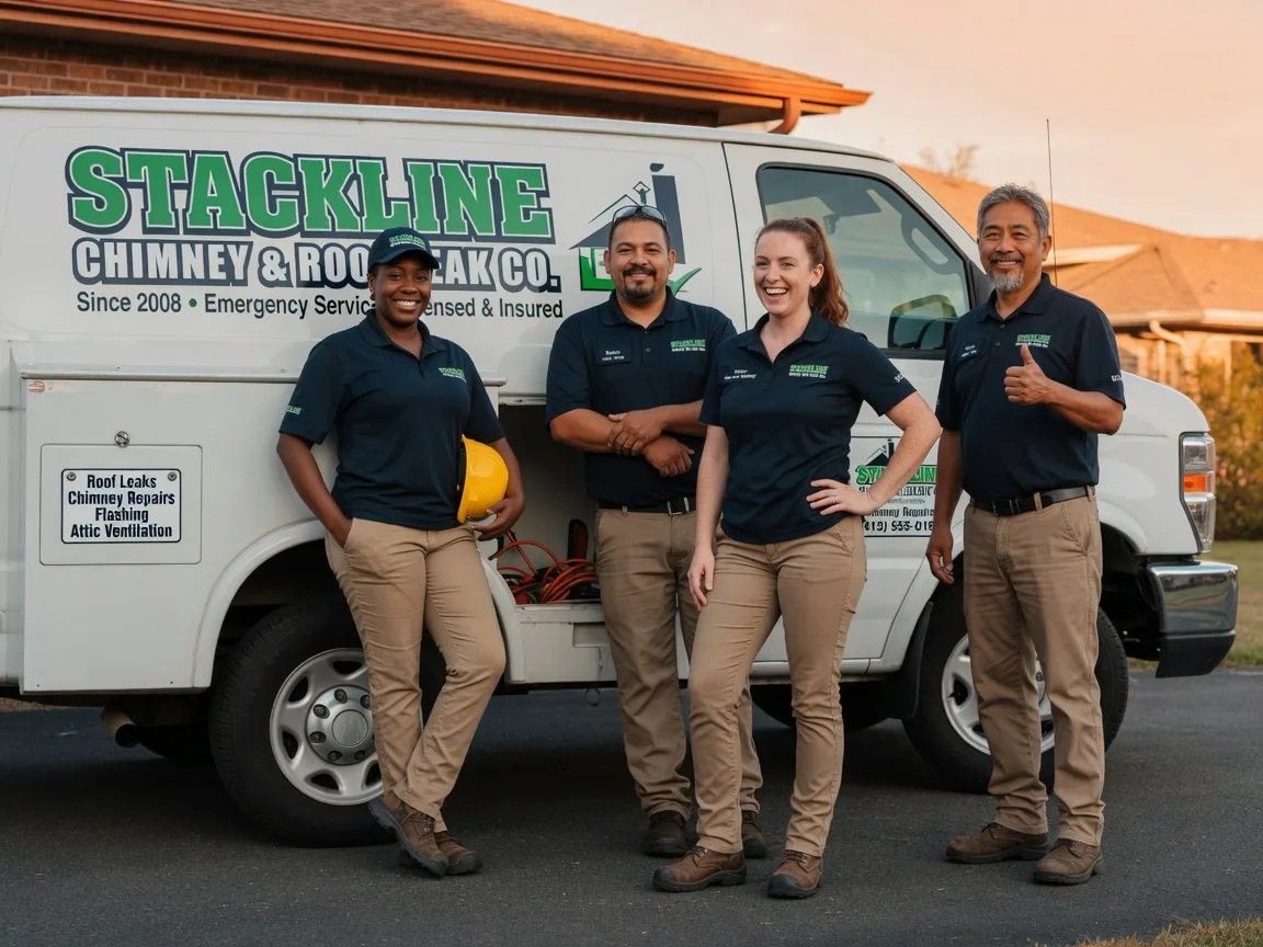 Chimney flashing repair company in Croswell, MI